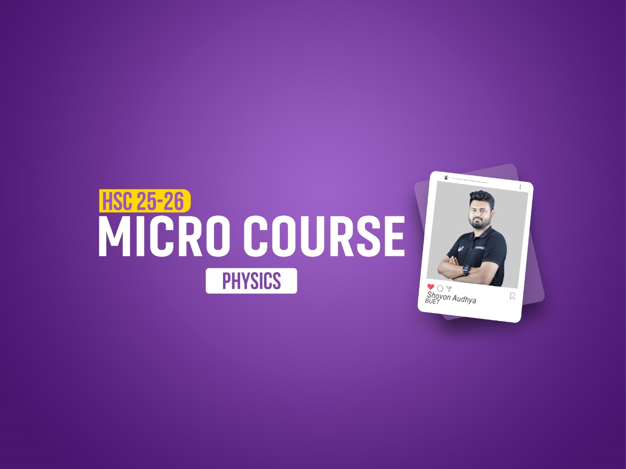 HSC 25-26 | Physics | Micro Course